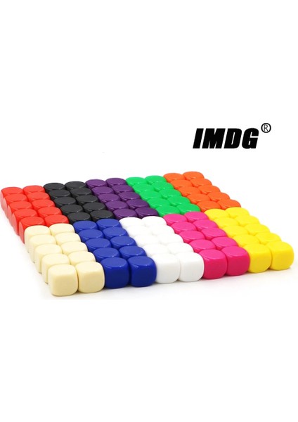 Siyah Stil Ack Boş Zar Akrilik Ulticolor #16 Öğretim Sahne Oyun Aksesuarları Matematiksel Araçlar Yuvarlak Köşe (Yurt Dışından) fırsatları