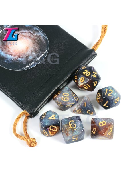 Kelebek Girdap - B Tarzı Çanta Kutulu Kozmik Galaksi Konsept Zar Rol Oynama Oyun Masası Aksesuarları 8 Tema Noel Hediyesi Boardgame (Yurt Dışından) modelleri