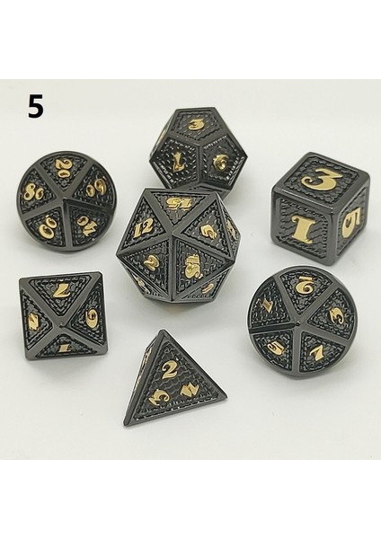 No.2 Tarzı Dragon Scale Metal Zar ve Dnd Zar Seti Dados Rpg Zar Rulo Çokyüzlü Zarlar D4 D6 D8 D10 D20 Oyun Zar Seti (Yurt Dışından) indirimleri
