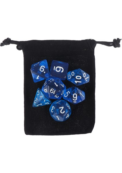 Bl Tarzı Et Dnd Çokyüzlü Zar Seti Masa Oyunları Için Rpg Mtg D4 D6 D8 D10 D% D12 D20 Seçim Için 6 Renk (Yurt Dışından)