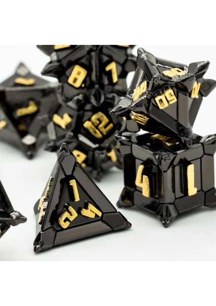 Gümüş Tarzı Cusdie Fırıldak Metal D&d Zar Seti, Dnd Zar, Çokyüzlü Zar Seti, Rol Yapma Oyunu Için Mtg Pathfinder (Yurt Dışından)