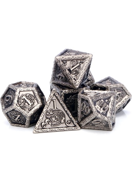 TN08 Stili D&d Zar Seti Çokyüzlü Dnd Zar Setimetal Dnd Zaryeni Dnd Metal Zar Oyun Zarları (Yurt Dışından) fırsatları