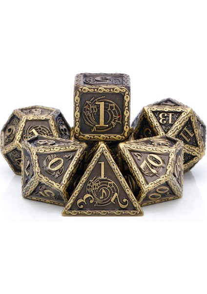 TN08 Stili D&d Zar Seti Çokyüzlü Dnd Zar Setimetal Dnd Zaryeni Dnd Metal Zar Oyun Zarları (Yurt Dışından) indirimleri