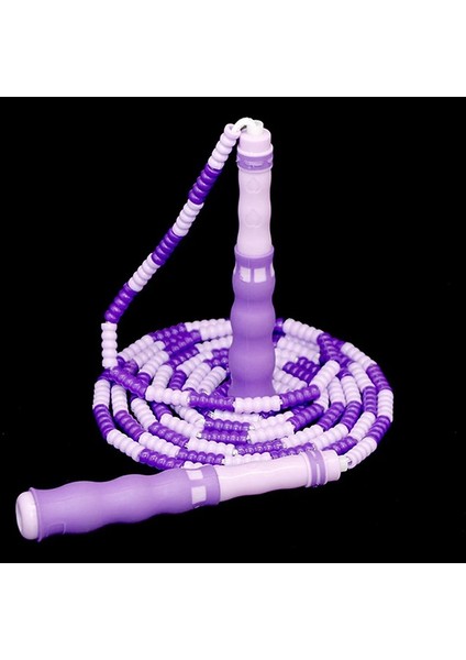 Pp Tarzı 2.8m Pvc Bambu Ortak Tasarım Ip Atlama Ipi Boncuk Ip Atlama Ipi Yoga Yumuşak Boncuklu Egzersiz Atlama Kaymaz Sap Spor (Yurt Dışından)