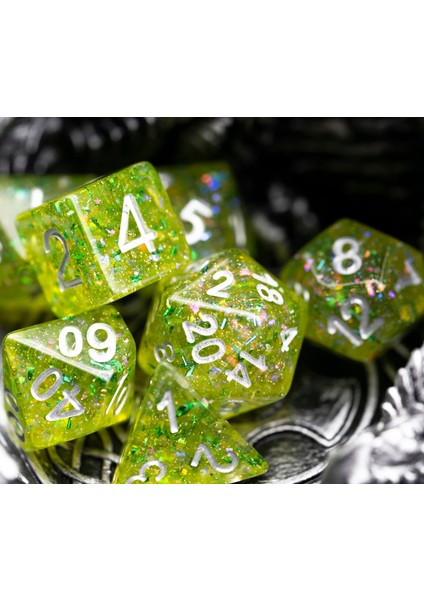 Pembe Tarzı Et Muticolors Glitter Dnd Zar D&d Zar Seti D4 D6 D8 D10 D% D12 D20 Çokyüzlü Oyunlar Masa Oyunları Için Zar Seti Mtg Rpg (Yurt Dışından) modelleri