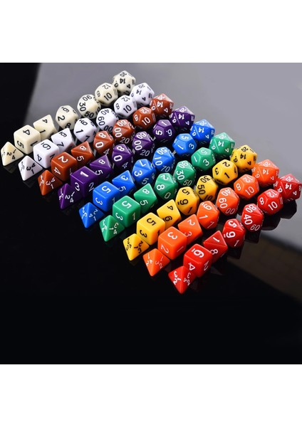 Siyah W Kırmızı Stil Opak Renkler Çokyüzlü 7 Parçalı Rpg Zar Seti D4 D6 D8 D10 D% D12 D20 Masa Üstü Rol Yapma Oyunları Için Dnd (Yurt Dışından) indirimleri