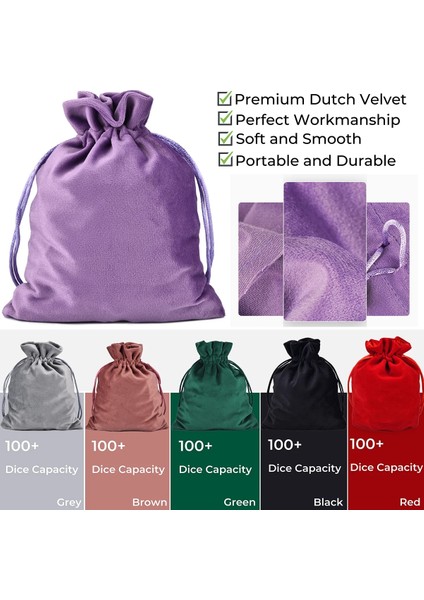 Gri Tarzı 6 Takım Çokyüzlü 7-Die Rune Zar D4-D20 Dnd Rpg Savaş Macera Oyunları Için Çantalı (Yurt Dışından) fırsatları