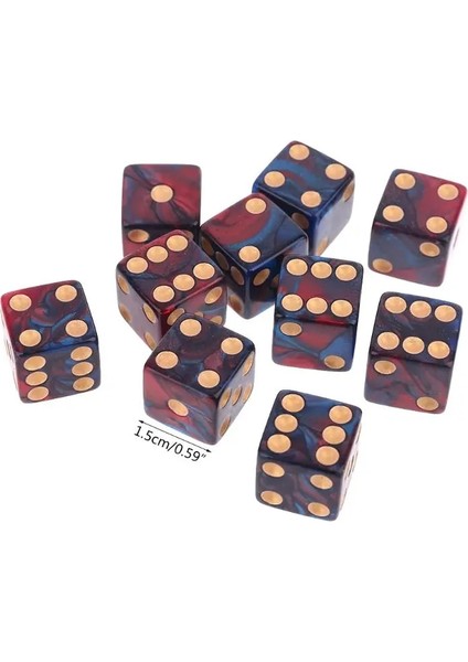 No.6 Tarzı Et Sayı 16 Kare Çokyüzlü Zar Boncuk Sayı Kadran Masaüstü Masa Oyunu (Yurt Dışından) fırsatları