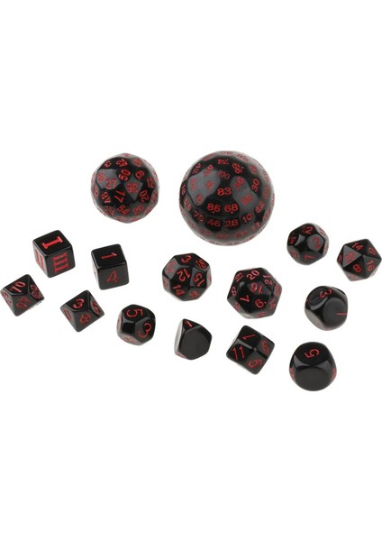 Mor Tarzı 15 Parça Akrilik Çokyüzlü Zar D100 D60 D30 D24 D20 D16 D12 D10 D8 D7 D5 D4 Mtg Dnd Rpg Rol Oynamak Casino Oyunu Prop (Yurt Dışından) modelleri