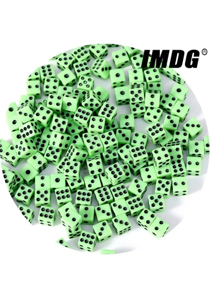 Açık Yeşil Tarzı Ack 8mm Akrilik Kare Köşe Zar Sağ Açı Otomatik Mahjong Yapboz Mini Oyun Zar (Yurt Dışından) indirimleri