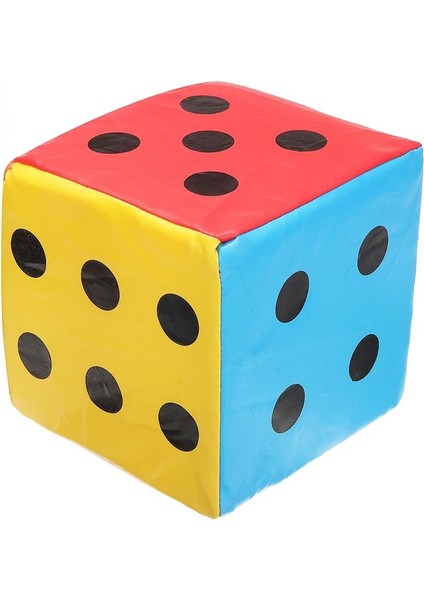Sünger Zar 20CM Süper Büyük Renkli Dev Sünger Suni Deri Zar Altı Taraflı Oyun Oyuncak Parti Oynayan Okul Ev Bahçe Oyunu Aracı (Yurt Dışından)
