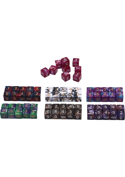 Sb Tarzı Sıcak ve Çokyüzlü 6 Taraflı Zar Masaüstü Komik Oyunlar Açık Parti Bar Araçları Zar Yuvarlak Köşe D6 Taraflı Zar Seti (Yurt Dışından) fırsatları