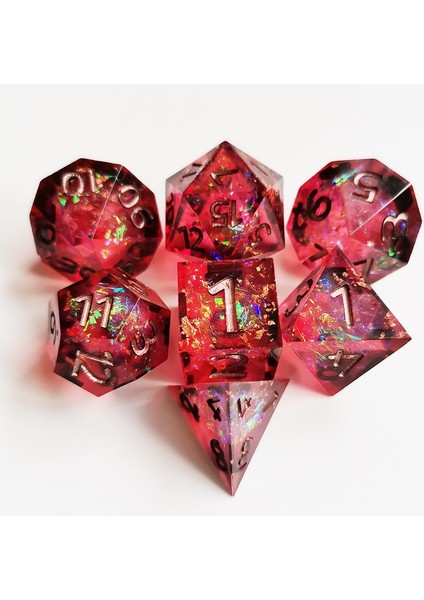 No.2 Tarzı Yeni Dnd Zar Seti Lüks Reçine Çokyüzlü Zar ve Rpg Zar Dadi Dados Rol D4 D6 D8 D10 D12 D20 (Yurt Dışından) fiyatları