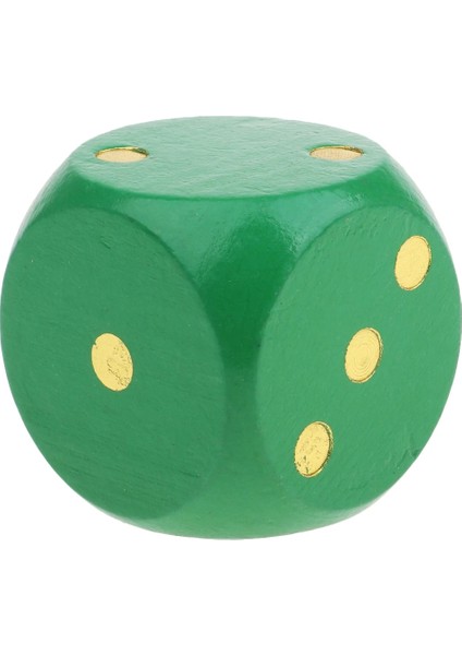 Yeşil Stil Yuvarlak Köşeli Ekstra Büyük Ahşap Zar D6 Altı Taraflı Zar Masa Oyunları Için 5cm Mtg Rpg Oyun ve Parti Oynayan Okul Çocukları (Yurt Dışından)