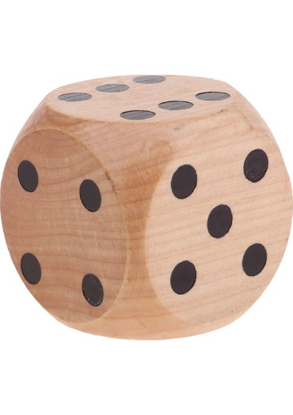 Yeşil Stil Yuvarlak Köşeli Ekstra Büyük Ahşap Zar D6 Altı Taraflı Zar Masa Oyunları Için 5cm Mtg Rpg Oyun ve Parti Oynayan Okul Çocukları (Yurt Dışından)