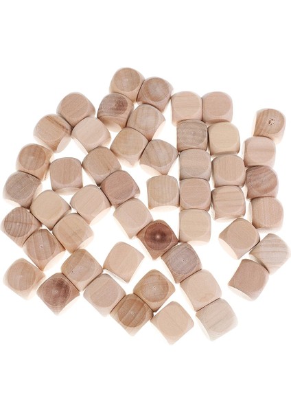 50 Lot Ahşap Zar D Boş Bitmemiş El Sanatları Blokları Küpler Sanat Projesi (Yurt Dışından) modelleri