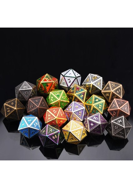 DS17 Stili Dragon Scale Metal Çokyüzlü Zar Seti D20 D12 D% D10 D8 D6 D4 Masa Oyunları Için Trpg Dnd (Yurt Dışından) indirimleri
