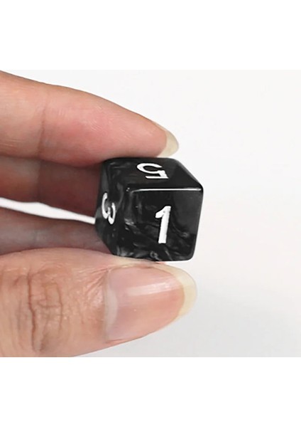 No 7 Tarzı Lot Kare Köşe Zar Seti Clubpartyaile Oyunları Için Renkli Opak Akrilik Zar (Yurt Dışından)