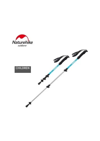 100CM Mavi Stil Naturehike Alüminyum Yürüyüş Trekking Direkleri Kamp Nordic Baston Teleskop Bastonları Trekking Carbono Eva Köpük Kolu (Yurt Dışından)