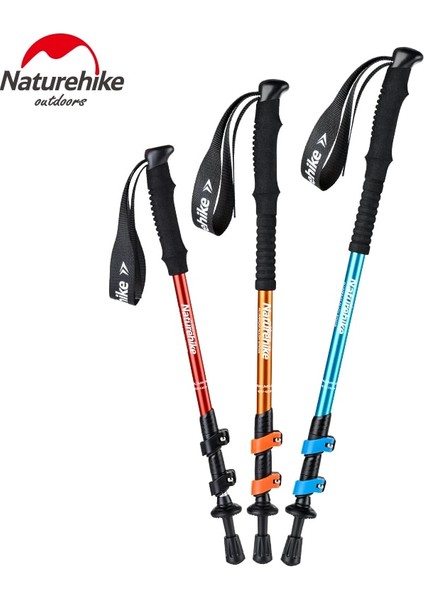 100CM Mavi Stil Naturehike Alüminyum Yürüyüş Trekking Direkleri Kamp Nordic Baston Teleskop Bastonları Trekking Carbono Eva Köpük Kolu (Yurt Dışından)