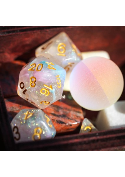 Mavi ve Sarı Tarzı Et Dnd Zar Çift Renkler Girdap D&d Zar D4 D6 D8 D10 D% D12 D20 Çokyüzlü Oyunlar Masa Oyunları Için Zar Seti Mtg Rpg (Yurt Dışından)