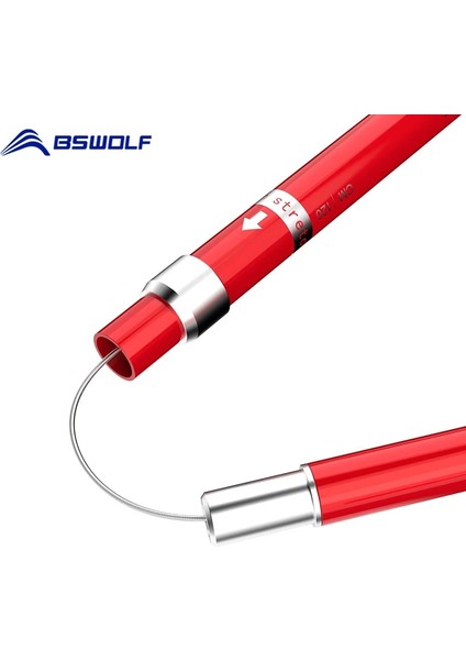 Uzun Sap Kırmızı Stil Bswolf Ultraligt Katlanabilir Bastonlar Kamp Yürüyüşü Katlanır Trekking Bastonları Alüminyum Yürüyüş Direkleri Teleskopik Baston (Yurt Dışından) indirimleri