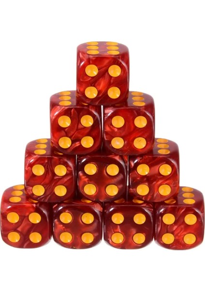 Mavi Stil Yeni ve Yuvarlak Köşe Inci Mücevher Zar Renkli 6 Taraflı Zar Oyun Masası Oyun Eğlence Malzemeleri (Yurt Dışından) indirimleri