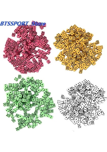 Rd Stili 8mm Yellowwhitegreenred Square Point Zar Puzzle Oyunu Childreded Dice Dıy Oyun Aksesuarı Göndermek (Yurt Dışından) fırsatları