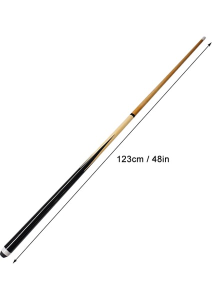 Bir Stil Yazın Taco De Sinuca Snooker Cue 48IN Junior Kid Bilardo Mili 2 Parçalı Ahşap Havuz Bilardo Istakası Eğlence Snooker Bilardo Aracı (Yurt Dışından)