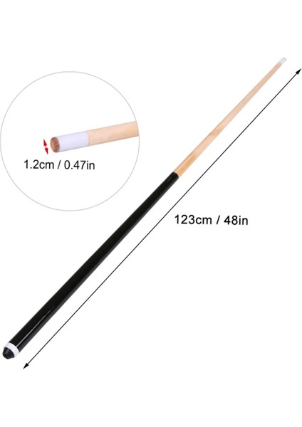 Bir Stil Yazın Taco De Sinuca Snooker Cue 48IN Junior Kid Bilardo Mili 2 Parçalı Ahşap Havuz Bilardo Istakası Eğlence Snooker Bilardo Aracı (Yurt Dışından) fırsatları