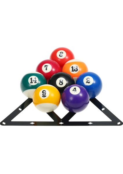6 Adet Tarzı Magic Ball Rack Bilardo Rack Sheet Cue Ball Rack Üçgen Cue Ball Aksesuar Ball Combo Pack (Yurt Dışından) fırsatları