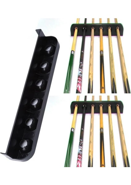 Siyah Stil 1 Çift Plastik Bilardo Havuz Bilardo Bilardo Istakası Raf Tutucu 6 Delik Bilardo Aksesuarları Isteka Rafı Yüksek (Yurt Dışından) modelleri