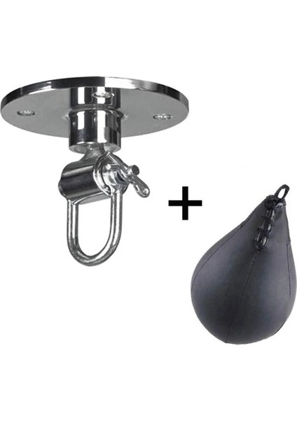 Siyah Stil N58B Kum Torbaları Döner Armut Hız Boks Topu Taban Kanca Montaj Kiti Punch Torbası Speedbag Boks Muay Thai Punch Boxe Mma Fitness (Yurt Dışından)