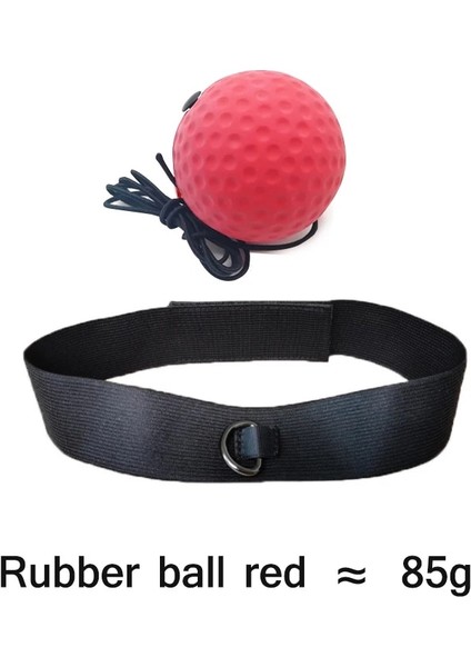 85G Kırmızı Top Seti Stili Boks Refleks Hız Yumruk Topu Mma Sanda Boksör Yükseltme Reaksiyon Kuvveti El Göz Eğitim Seti Stres Spor Salonu Boks Muay Thai Egzersiz (Yurt Dışından)