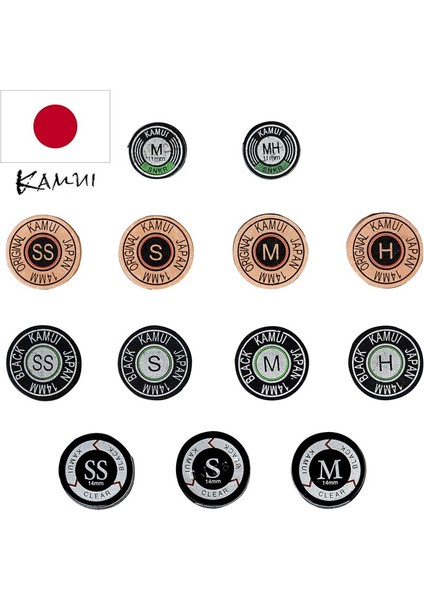 14 mm Ss Stili Kamui Aracı Snooker Cue Bilardo Aksesuarları Olağanüstü Bir Şut Deneyimiyle Doğrulanmış Japon Orijinal Ithalatları (Yurt Dışından) fırsatları