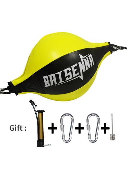 Sarı A Stili Pu Boks Topu Armut Boks Torbası Eğitimi Reaksiyon Hızı Hız Topları Muay Thai Punch Boxe Fitness Spor Ekipmanları Eğitimi (Yurt Dışından)