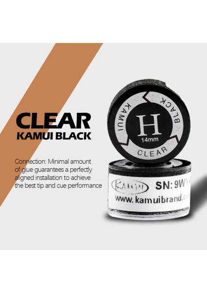 H-14MM-SARI Stil Japon Orijinal Ithalat Kamuı Cue Ipuçları Bilardo Bilardo Cue Kamuı Ucu Mh Snooker Ucu Kahverengi Mh Bilardo Aksesuarı (Yurt Dışından) modelleri