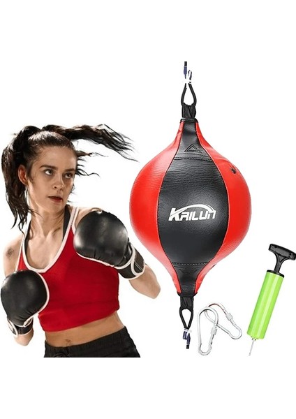 Siyah Sarı Stil Pu Deri Boks Topu Armut Boks Torbası Refleks Hız Topları Muay Thai Fitness Eğitimi Çift Uçlu Boks Hız Topu Yetişkinler Çocuklar (Yurt Dışından) fiyatları