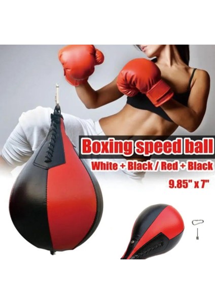 1 Adet Armut Boks Torbası Eğitim Hız Topları Mma Muay Thai Punch Fitness Spor Ekipmanları Eğitim Pu Asılı Boks Topu (Yurt Dışından)