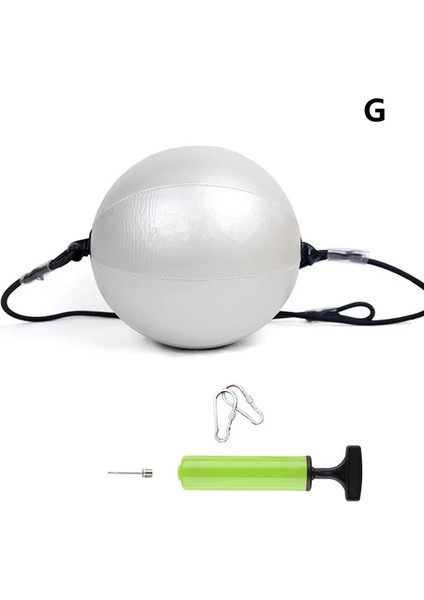 Açık Gri Tarzı Boks Topu Boks Torbası Boks Hızı Eğitimi Asılı Top Şişme Refleks Hız Topları Fitness Aksesuarları (Yurt Dışından)