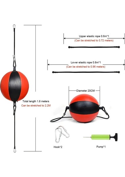 Açık Gri Tarzı Boks Topu Boks Torbası Boks Hızı Eğitimi Asılı Top Şişme Refleks Hız Topları Fitness Aksesuarları (Yurt Dışından) fiyatları