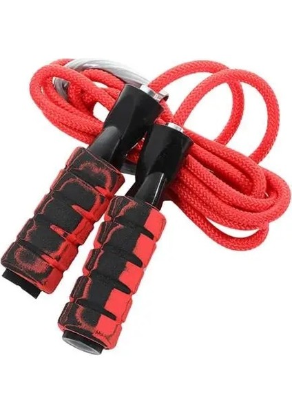 Kırmızı Stil Hız Ip Atlama Ipi Kaymaz Kolu Ip Atlama Ipi Vücut Geliştirme Egzersiz Fitness Eğitimi Pe Sınav Aracı Ip Atlama Ipi Скакалка (Yurt Dışından)