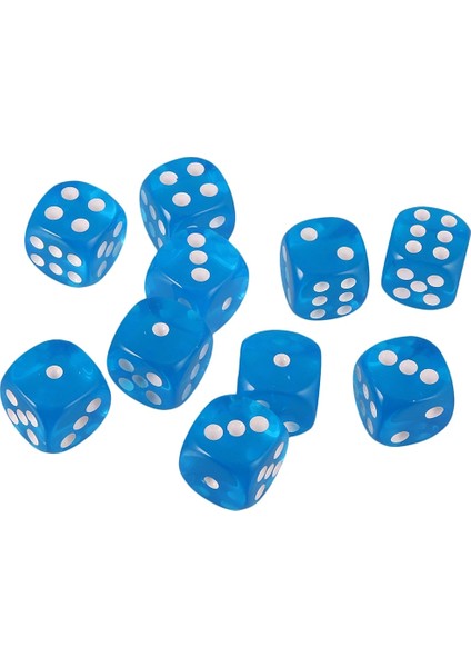 Sarı Stil Trpg Dnd Oyunu Için 10'lu Akrilik Zar Altı Kenarlı Zar Kare Zar Seti (Yurt Dışından) modelleri