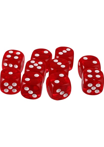 Sarı Stil Trpg Dnd Oyunu Için 10'lu Akrilik Zar Altı Kenarlı Zar Kare Zar Seti (Yurt Dışından) fırsatları