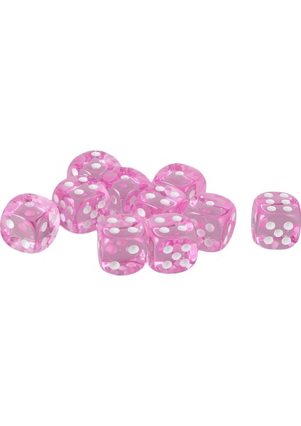 Sarı Stil Trpg Dnd Oyunu Için 10'lu Akrilik Zar Altı Kenarlı Zar Kare Zar Seti (Yurt Dışından) indirimleri