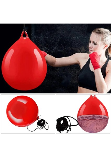 Kırmızı Stil Pu Deri Boks Boks Torbası Speedball Tavan Topu Spor Hız Boks Torbaları Yumruk Egzersiz Fitness Eğitim Topları Ekipmanları (Yurt Dışından) modelleri