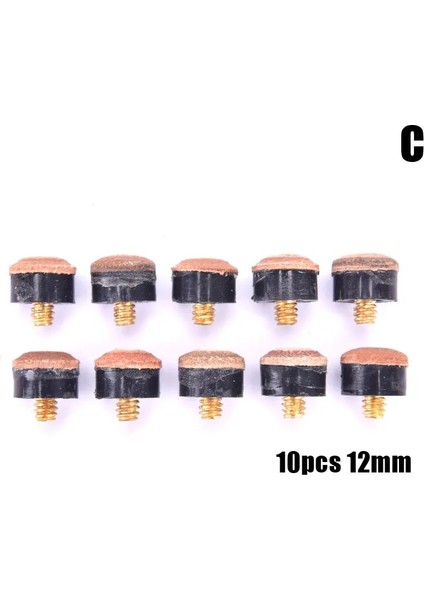 10 Adet 12MM Tarzı Bilardo Bilardo Bilardo Istakası ve Bilardo Isteka Yedek Parçaları Için mm Vidalı Isteka Ipuçları Snooker Aksesuarları Için Set Sopa (Yurt Dışından)