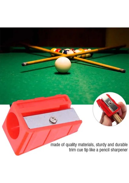Kırmızı Stil Ortable Mini Bilardo Cue Ucu Düzeltici Şekillendirici Tapper Onarım Aracı Aksesuar Snooker Cue Ucu Onarım Aracı (Yurt Dışından) fiyatları