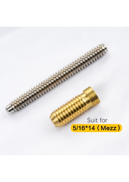 5 16-14 Tarzı Pool Cue Joint Mezz Wavy Uni Loc **11 Joint Bilardo Isteka Sopası Joint Paslanmaz Çelik Bilardo Aksesuarları (Yurt Dışından)