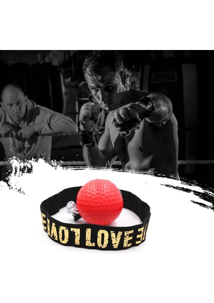 Kırmızı Stil Boks Refleks Hız Yumruk Topu Mma Sanda Boksör Yükseltme Reaksiyon Kuvveti El Göz Eğitim Seti Stres Spor Salonu Boks Muay Thai Egzersiz (Yurt Dışından)